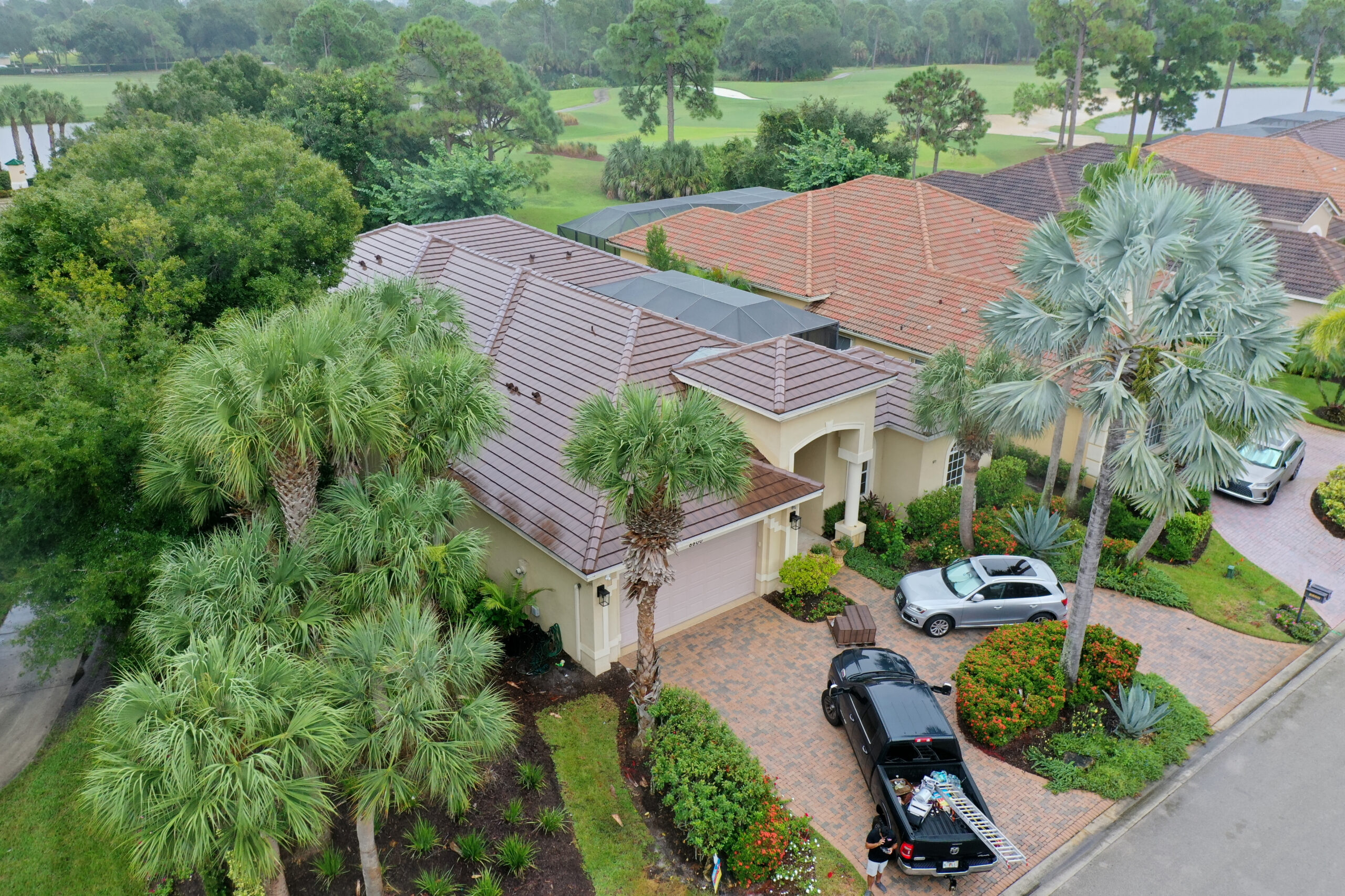 Completed roof demonstrating high-quality shingles installed for durability and aesthetic appeal.