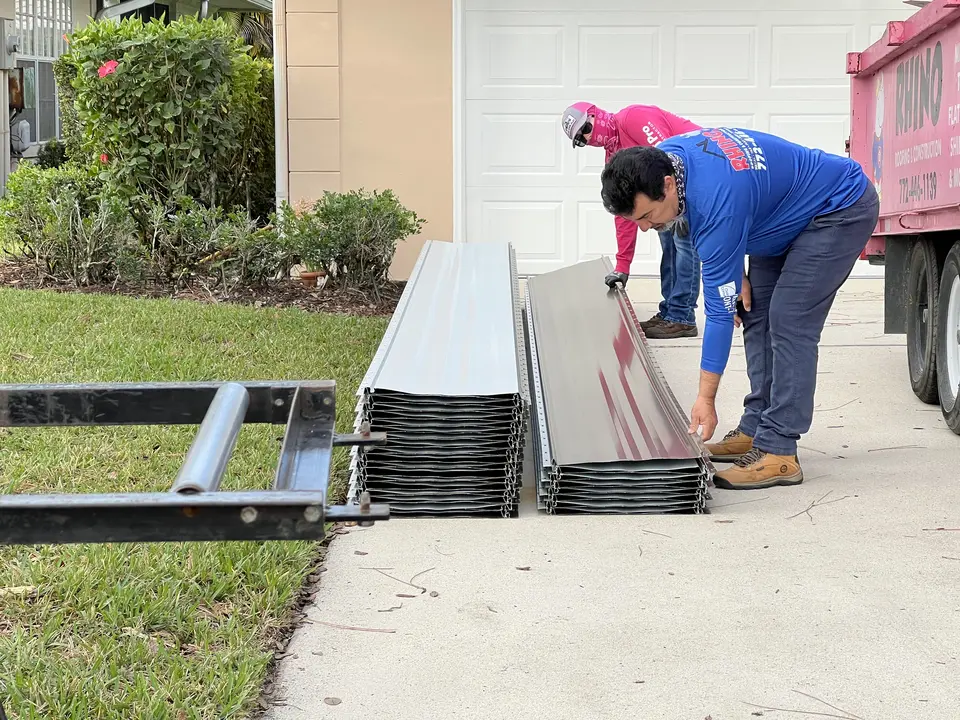Roofing professional exploring career opportunities with Rhino Roofs in Florida.