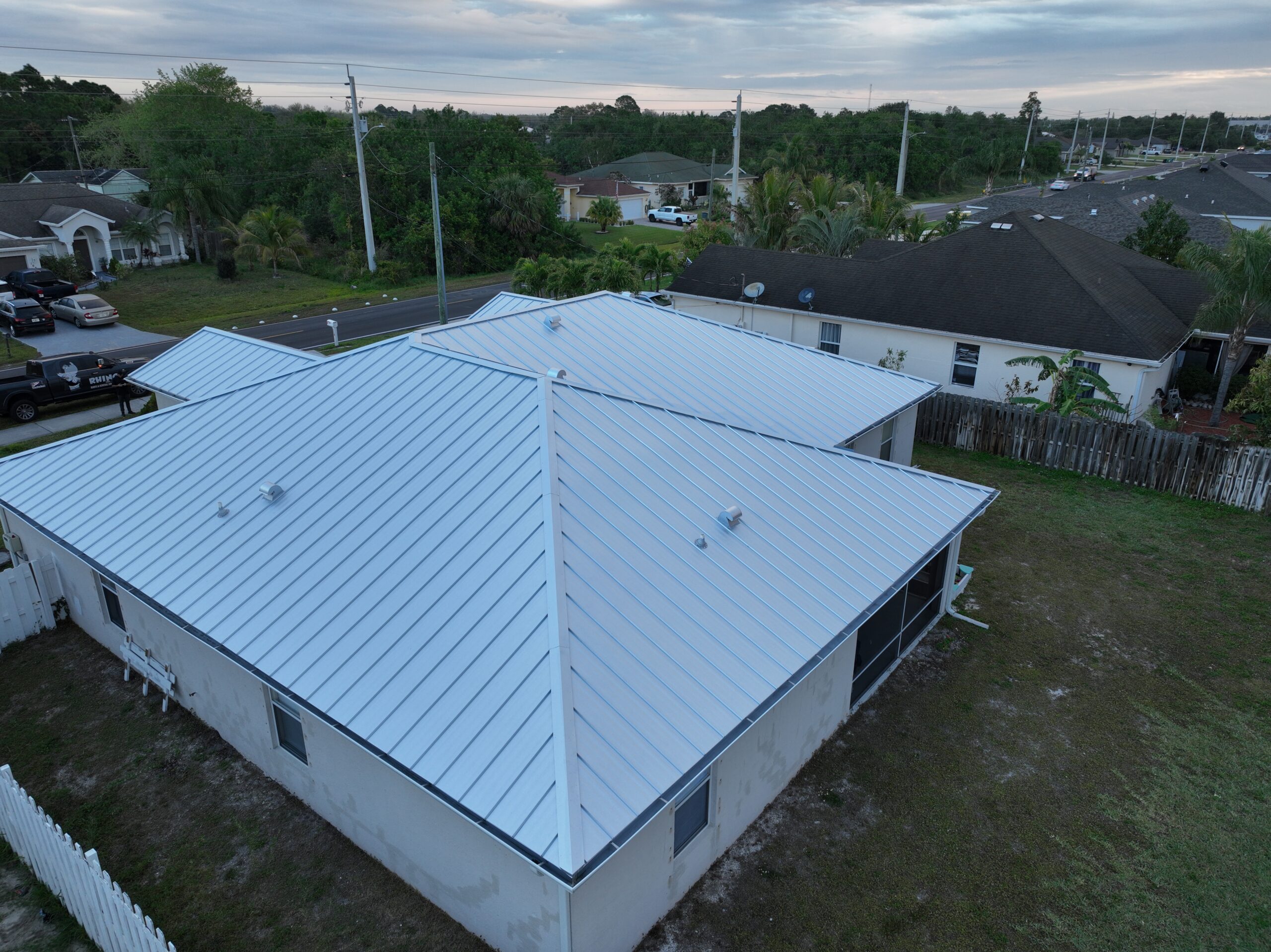A Fresh Start with a Sleek Silver Metal Roof in Vero Beach, Florida 2