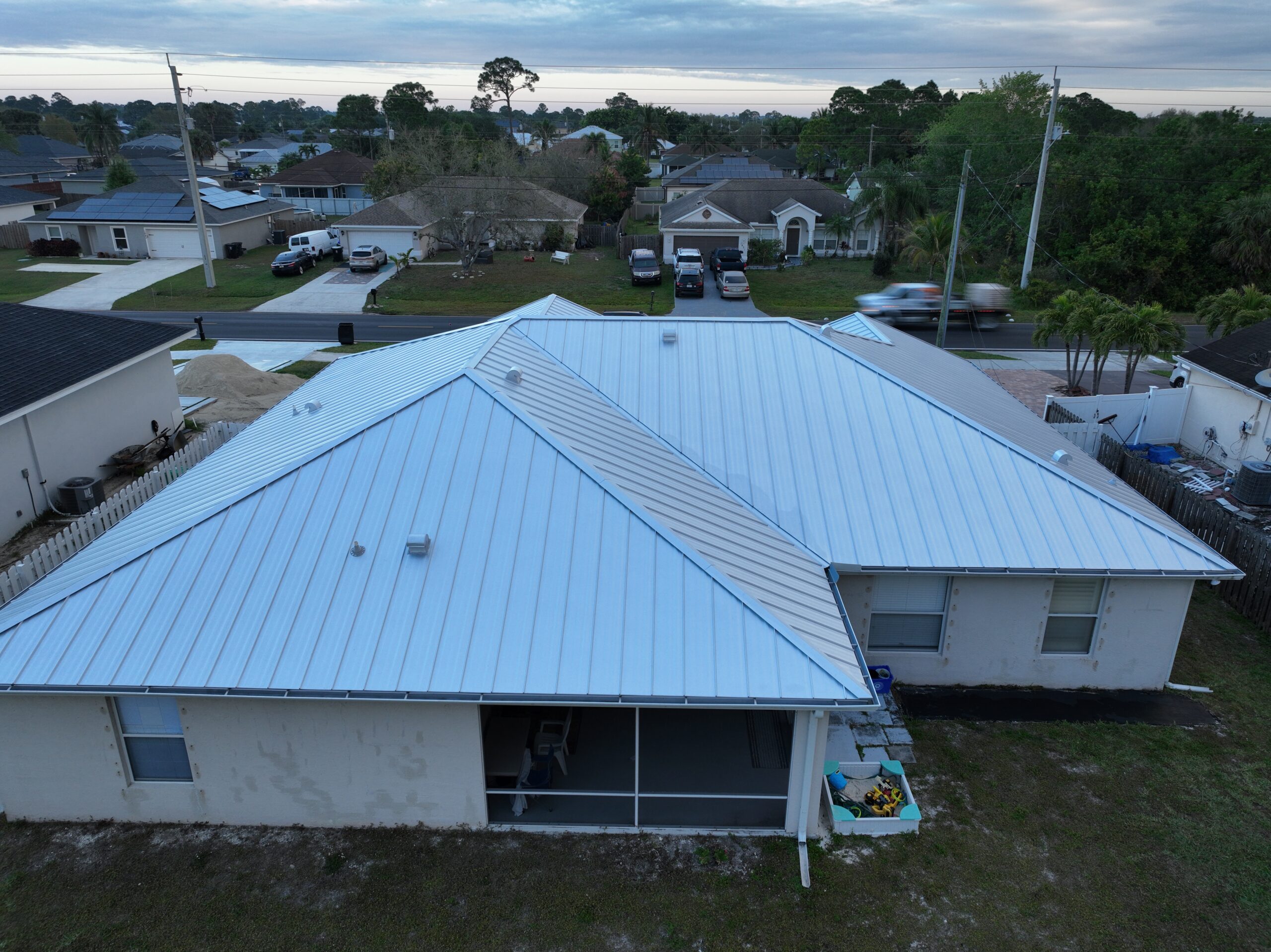 A Fresh Start with a Sleek Silver Metal Roof in Vero Beach, Florida 3